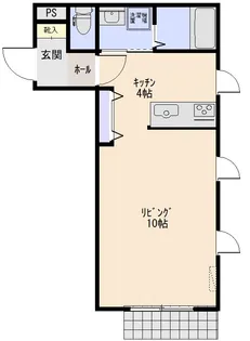 メープルガーデン初台【1階】の間取り