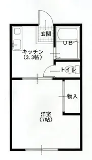 ITBハイツ【2階】の間取り