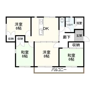 ドリームハイツ【2階】の間取り