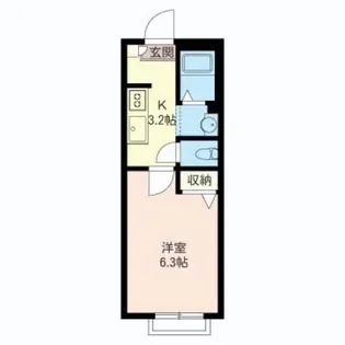 積水ハウスシャーメゾン メゾンエトワール 102号室【1階】の間取り
