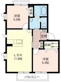 パトリ【2階】の間取り