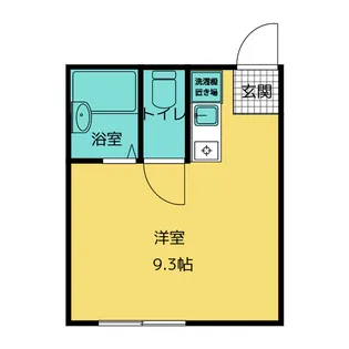 メゾンドフルールII【1階】の間取り