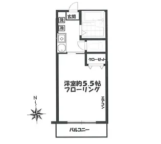 メゾンムラマツ【1階】の間取り