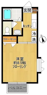 サニーコート手塚【2階】の間取り