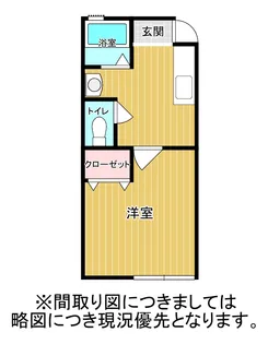 繁根木アパート【1階】の間取り