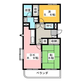 メゾン・ド・ヴェール【3階】の間取り