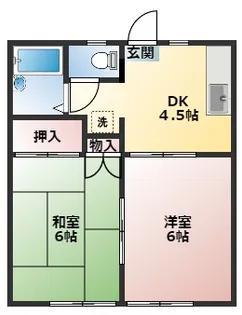 神奈川県鎌倉市梶原1【アパート】の間取り