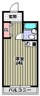 マイデンハイツ【3階】の間取り