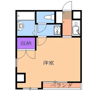大通りハイツ【9階】の間取り