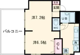 エスポワール【4階】の間取り