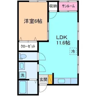 サンヴィレッジ新神田【2階】の間取り