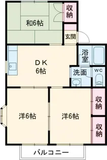 オルベージュB【2階】の間取り