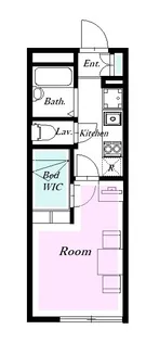 1Kの間取り画像