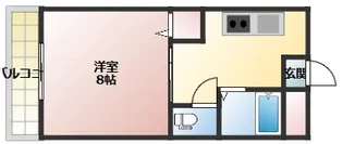 ゼブラハイツ【1階】の間取り