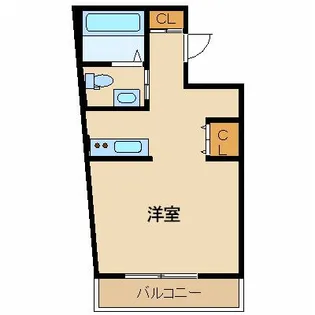 フラワーシティINブラボン【8階】の間取り