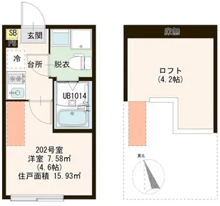AOIパークコート【2階】の間取り