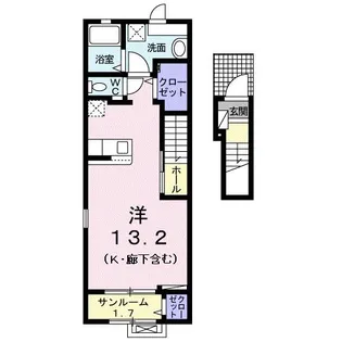 アーベントレーテII【2階】の間取り