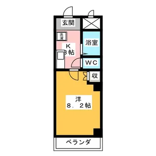 レジデンス福池【4階】の間取り