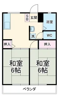 メゾンエクセル【2階】の間取り