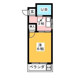 小塩マンション【4階】の間取り