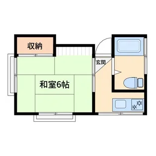 豊田荘アパート【2階】の間取り