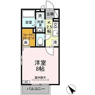 東京都国分寺市戸倉2【アパート】の間取り