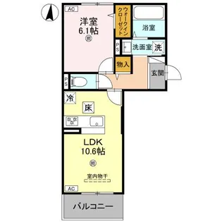 エスタ―ルオーデン【1階】の間取り
