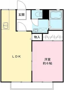 旭台アーバンハイツ C棟【1階】の間取り