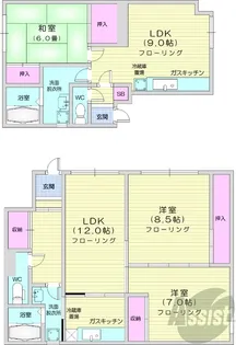 長谷川ハイツ【1階】の間取り