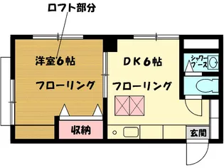 ジョイハウス深沢【1階】の間取り