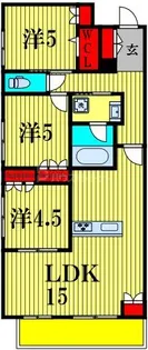 シャルマンおおたかの森【2階】の間取り