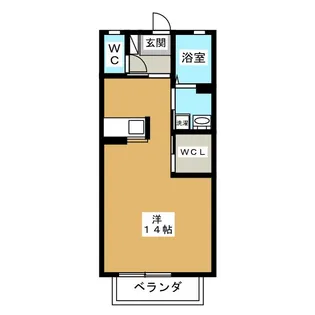 エスポワール下奈良【1階】の間取り