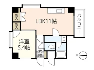 第3コーポ大場【3階】の間取り