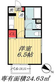 千葉県市川市相之川3【アパート】の間取り