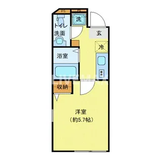 エクセラン南千住II【4階】の間取り