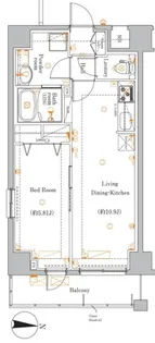 東京都江東区亀戸7【マンション】の間取り