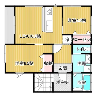 アンパサンド【2階】の間取り