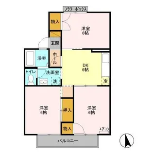パールハイツ米村 26【1階】の間取り