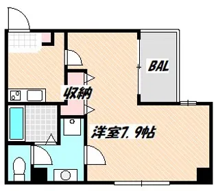 千葉県市川市行徳駅前2【マンション】の間取り