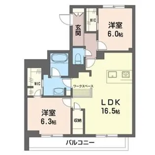 エクラ プラティニ【2階】の間取り