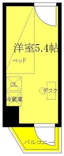 1Rの間取り画像