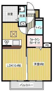 山形県山形市上町5【アパート】の間取り