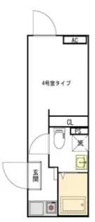 クレサージュ西新井【3階】の間取り