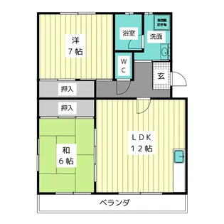 長久手IHマンション【1階】の間取り