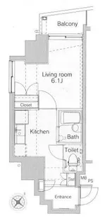 ヴェローナ目黒【5階】の間取り