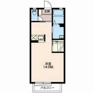 岐阜県岐阜市下奈良2【アパート】の間取り