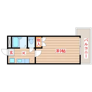 ヴァンデメール五橋【3階】の間取り