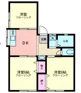 第三正栄荘【2階】の間取り