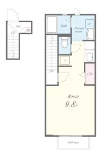 兵庫県神戸市西区森友5【アパート】の間取り