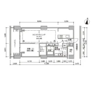 東京都江東区東雲1【マンション】の間取り